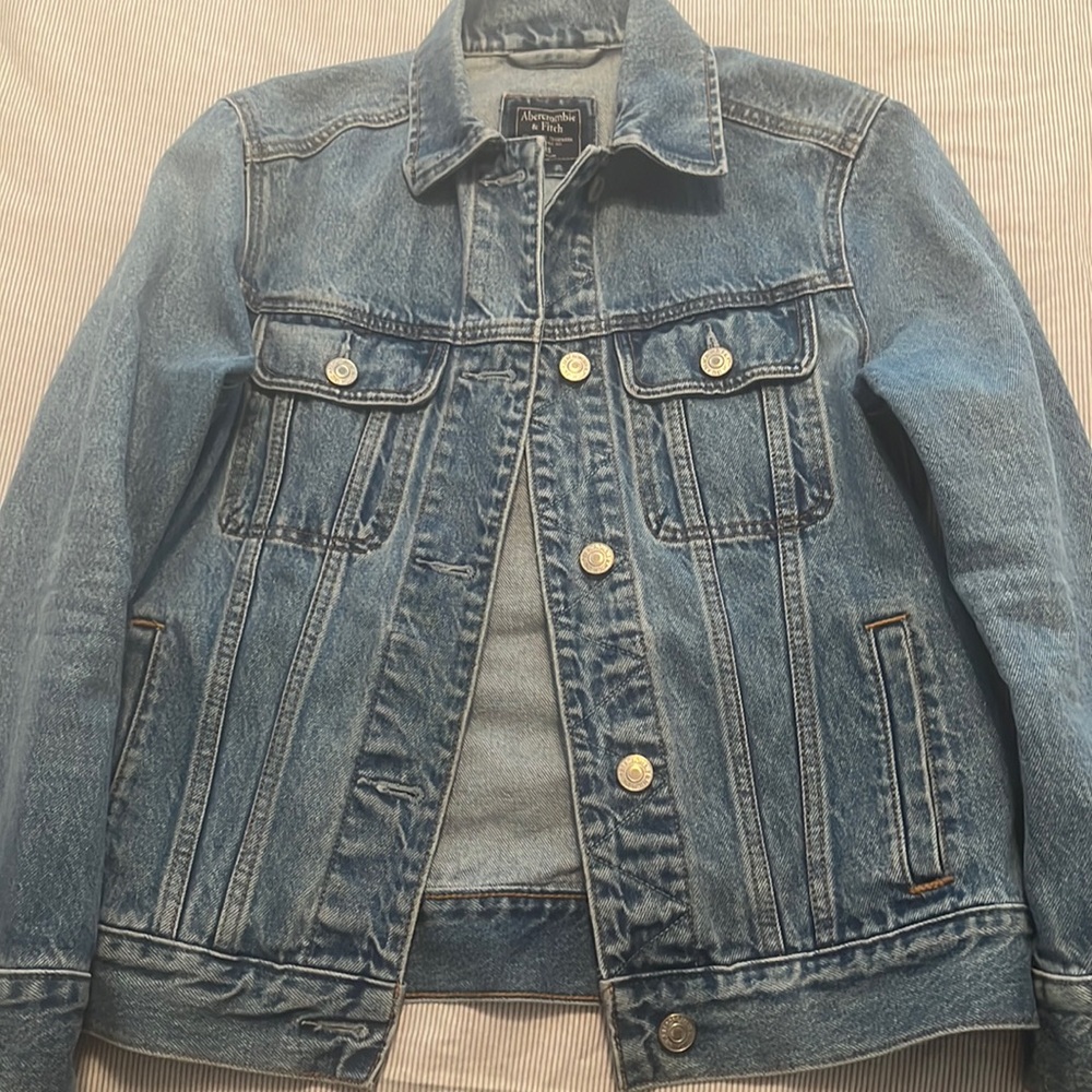 A & F Blue Denim Jean Jacket
